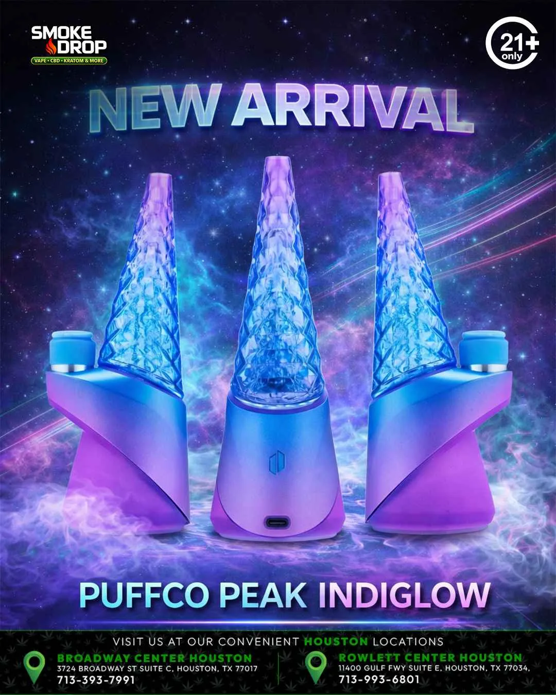 Puffco Peak Indiglow Houston