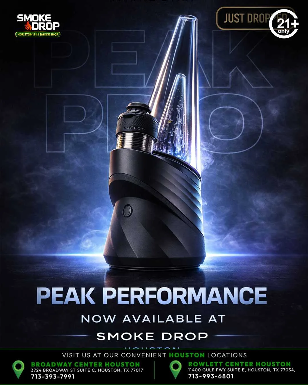 Puffco Peak Pro black dab rig Houston