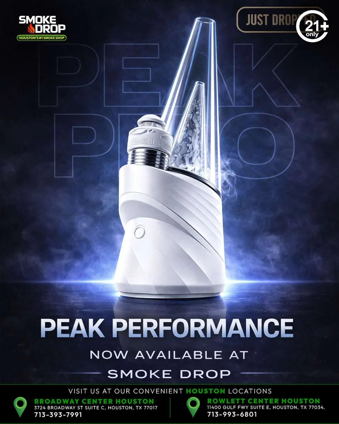Puffco Peak Pro white Houston
