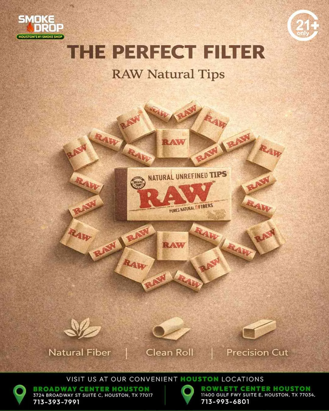 RAW Natural Tips Houston